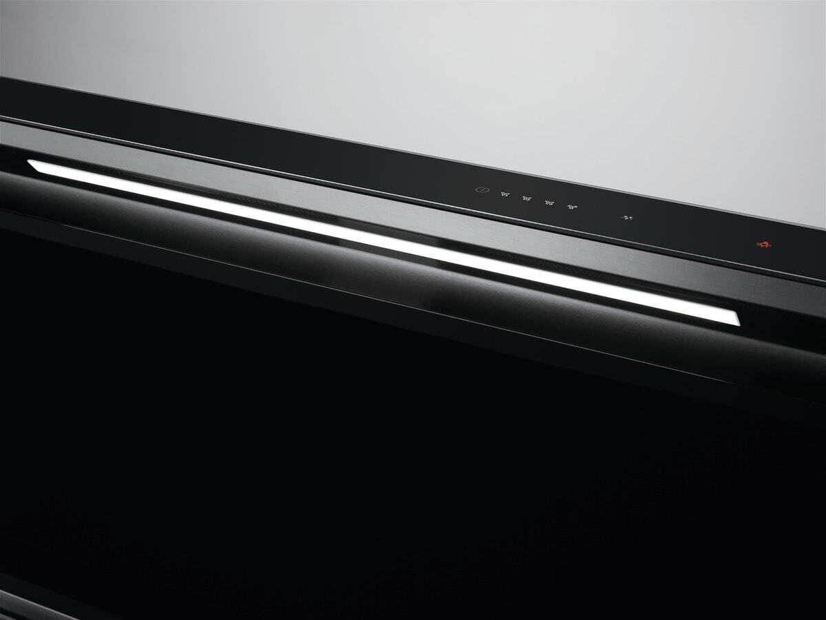 AEG DDE5960B Cappa Downdraft 90 cm Nero con Funzione Breeze e Portata 700 m³/h