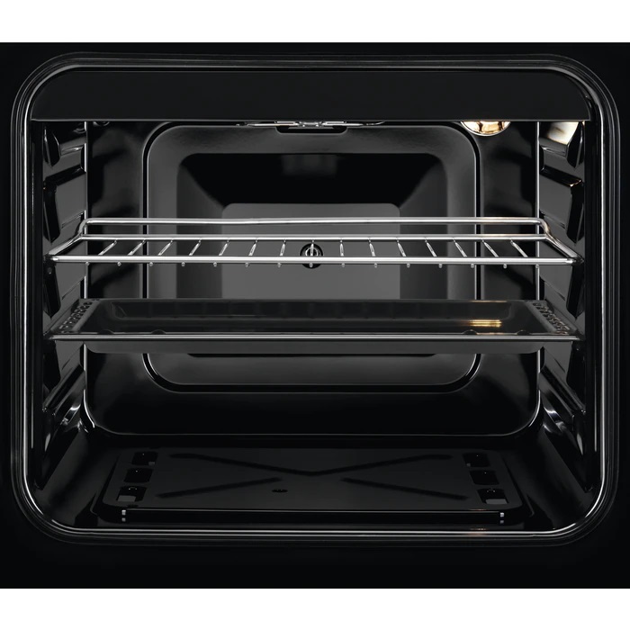 Electrolux LKK500000W Cucina a Gas 50x60 cm con Forno Elettrico Multifunzionale 4 Fuochi Classe A Bianco