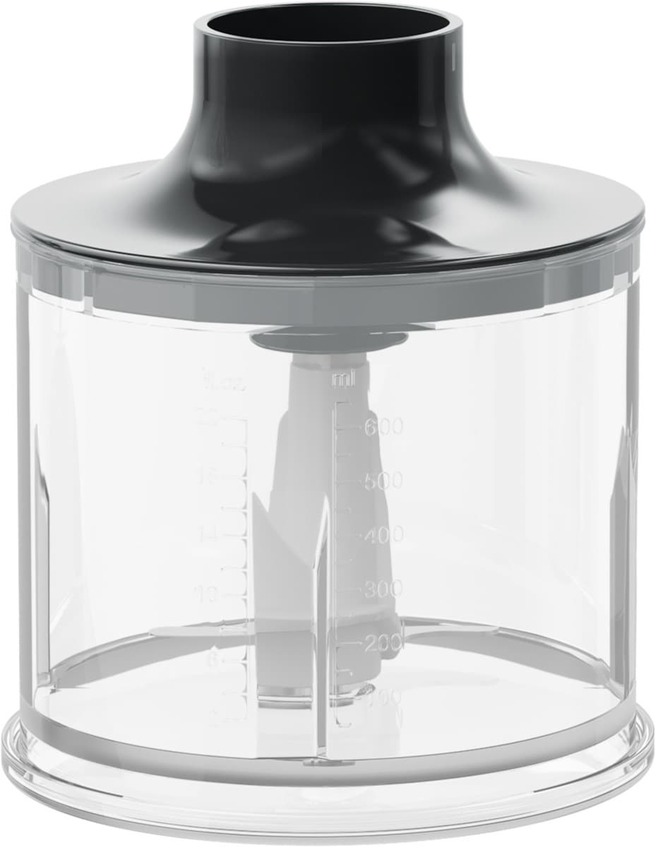 AEG Frullatore a Immersione HB4-1-6GG, 600 W, Tecnologia Truflow, 10 Velocità, Funzione Turbo, Mini Tritatutto, Braccio Battitore, Vetro Graduato 0,6 L, Tazza Lavabile in Lavastoviglie, Nero