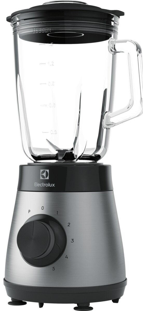 Electrolux Frullatore Create 4 E4TB1-6ST 800W Acciaio Inox 1.5L con Lame TruFlow, Ideale per Smoothie e Zuppe