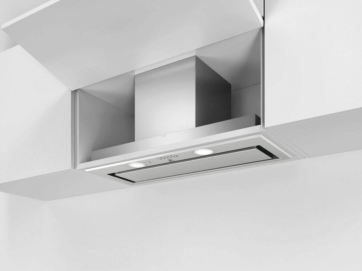Electrolux LFG719X Cappa da Incasso 80 cm Acciaio Inox 580 m³/h Aspirante/Filtrante Classe A con Hob2Hood