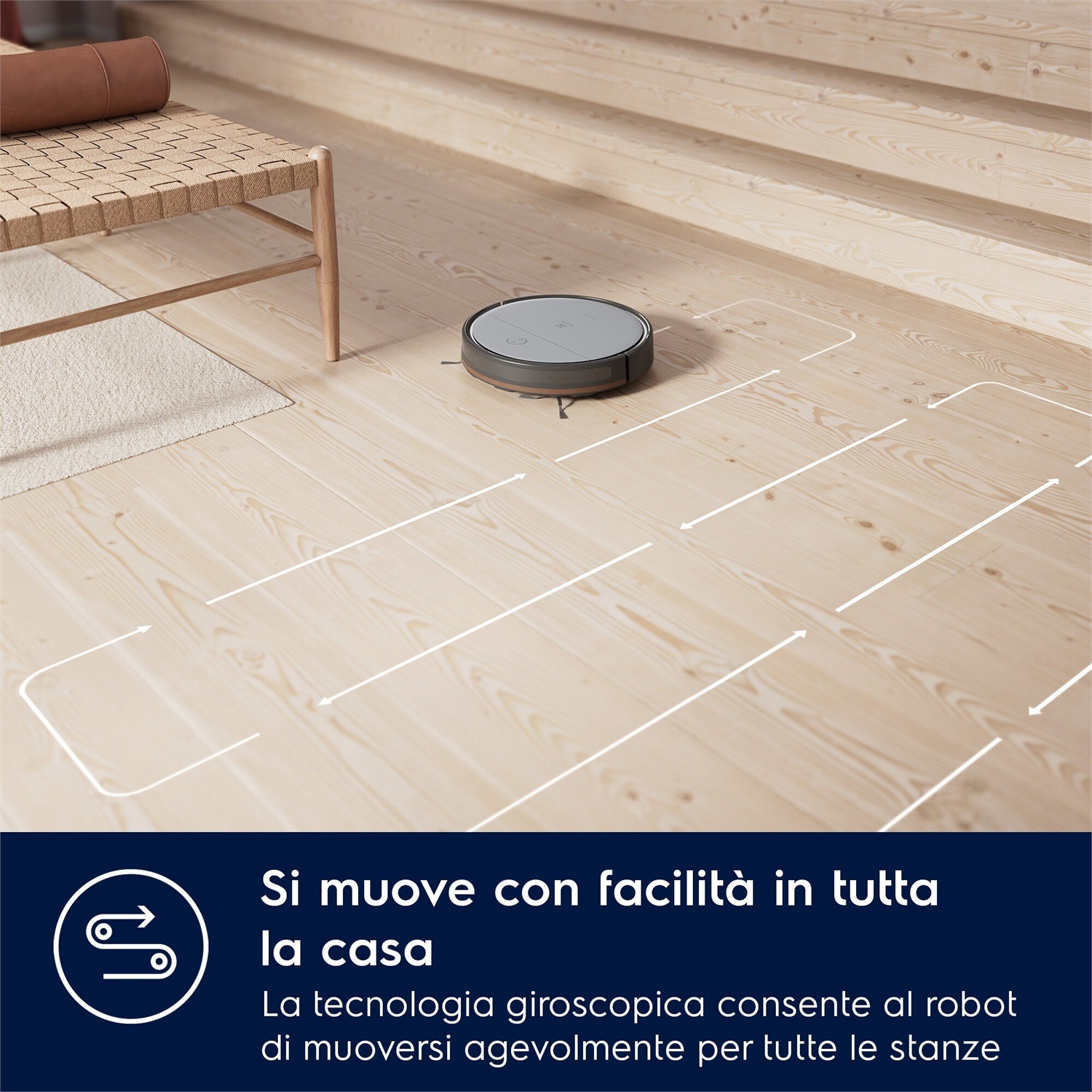 Electrolux ER61UD1UG Robot Aspirapolvere con Connessione Wi-Fi, Filtro a 2 Strati, Urban Grey Solid