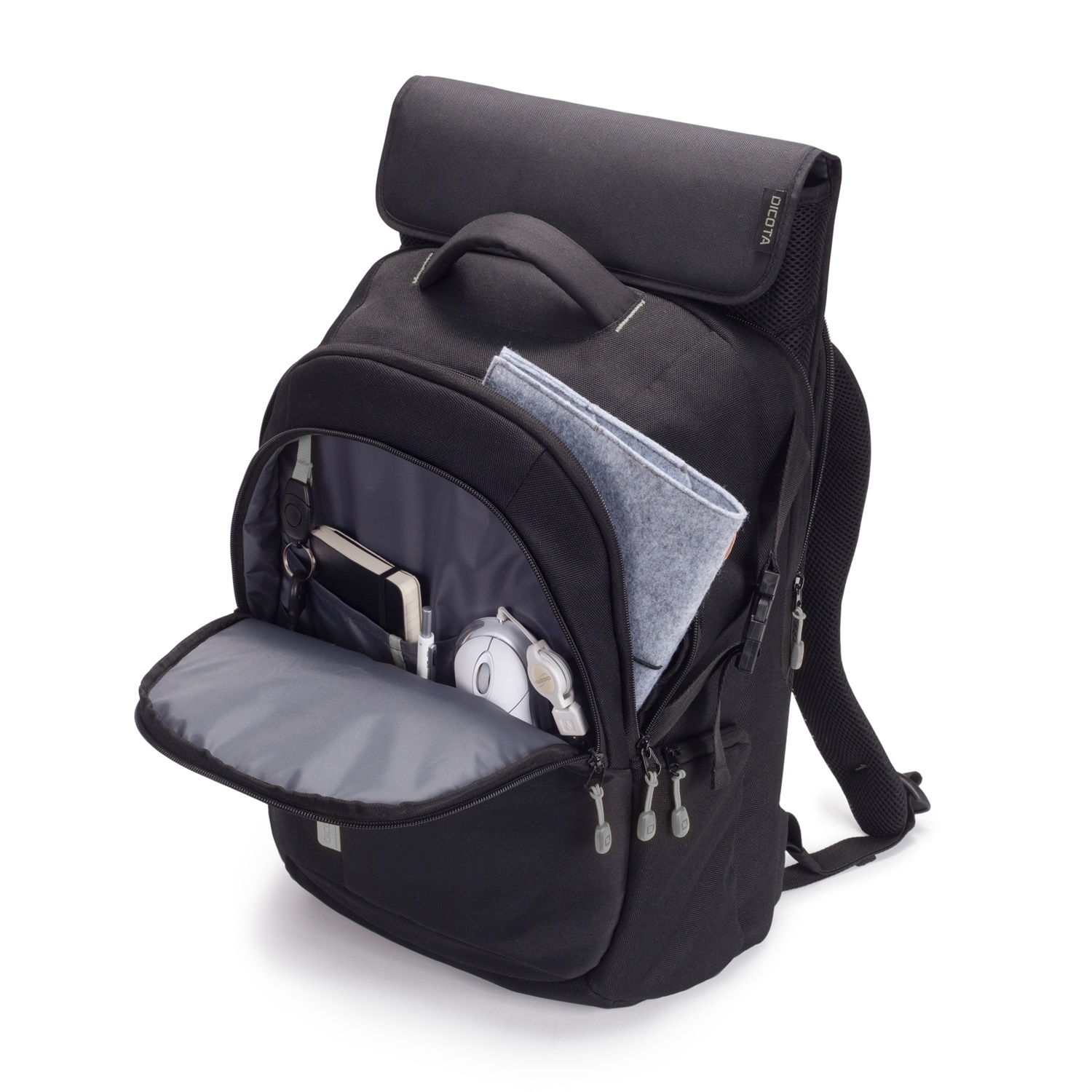 DICOTA Eco Zaino Nero per Notebook 39,6 cm (15.6