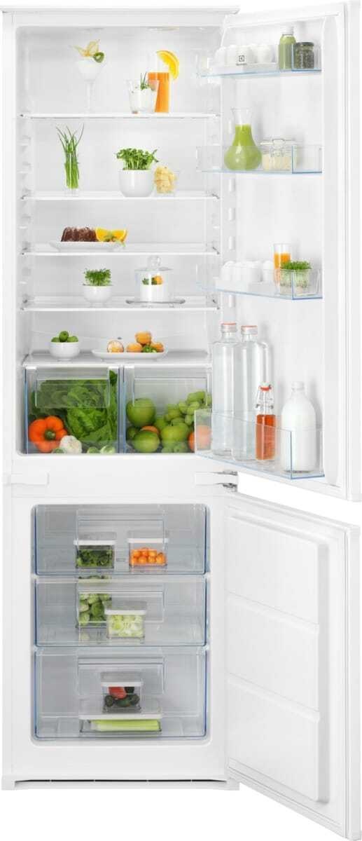 Electrolux KNS5LE18S Frigorifero Combinato da Incasso 271 Litri Classe E Low Frost Cerniere a Destra