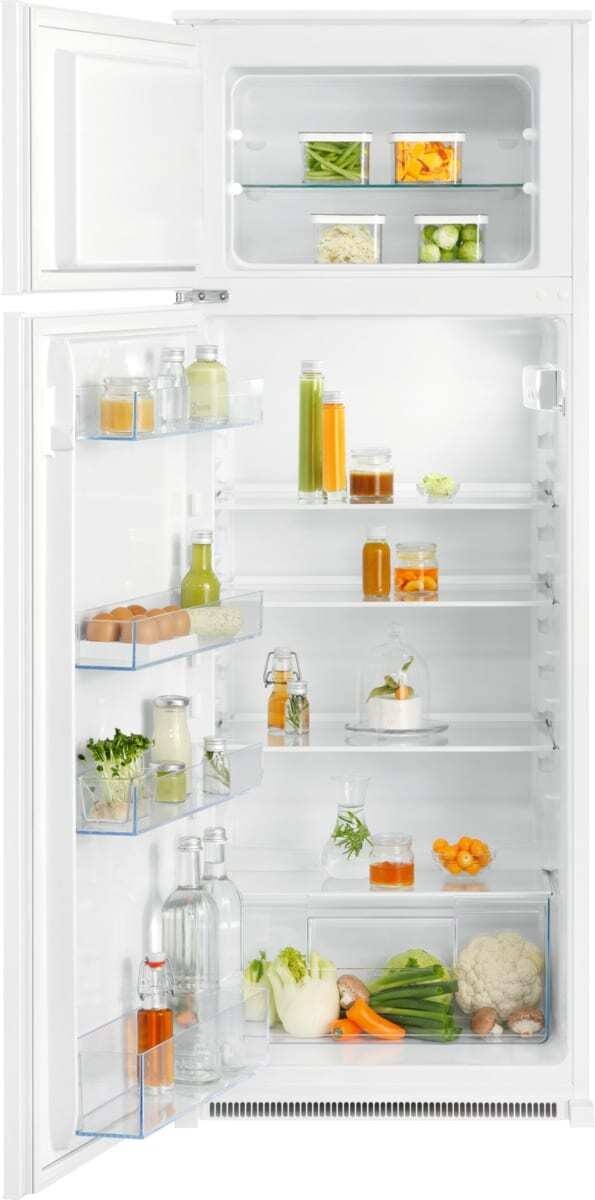 Electrolux KTS5LE14T Frigorifero con Congelatore da Incasso Doppia Porta 218L LowFrost Classe E Bianco