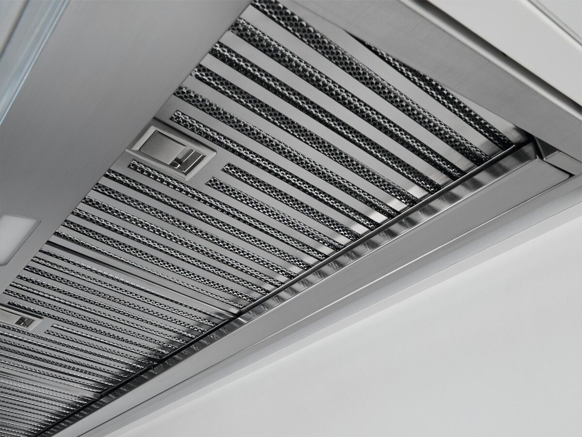 Electrolux KFEC19X Cappa Integrata Anticondensa 90 cm Acciaio Inox 600 m³/h A con Comandi Elettronici e Luce LED Dimmerabile