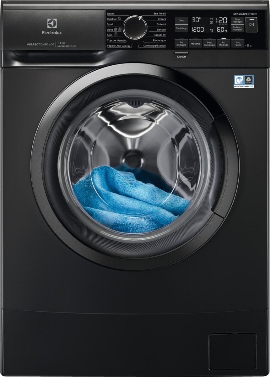 Electrolux EW6S306BL Lavatrice SensiCare 600 6 kg Slim 38 cm Classe B 1000 giri