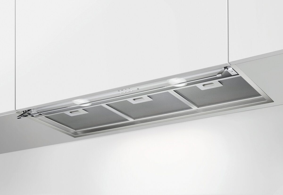 Electrolux LFP519X - Cappa aspirante integrata 90 cm in acciaio inox con potenza di estrazione 500 m³/h