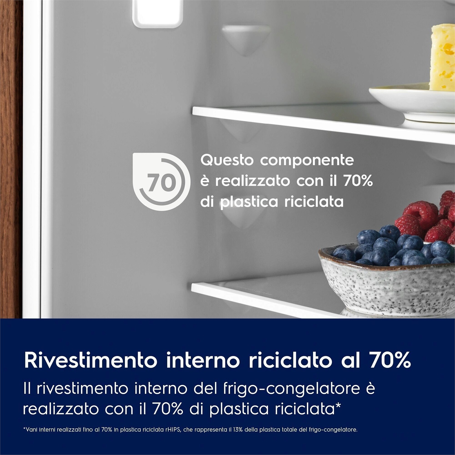 Electrolux ENT6MD18S3 Frigorifero Combinato da Incasso 249 L No Frost Classe Energetica D Bianco