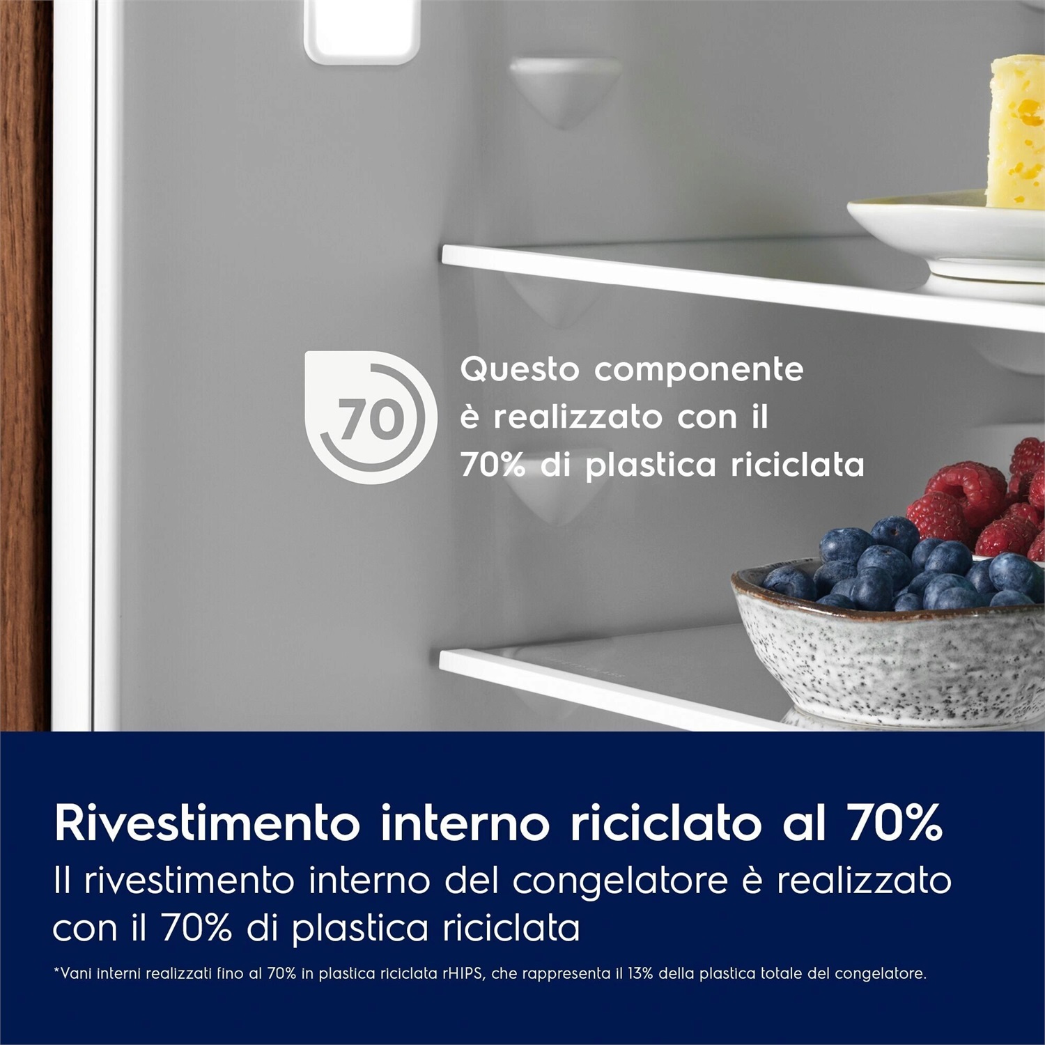 Electrolux ENT6ME18S3 Frigorifero Combinato da Incasso 248L No Frost Classe E Bianco