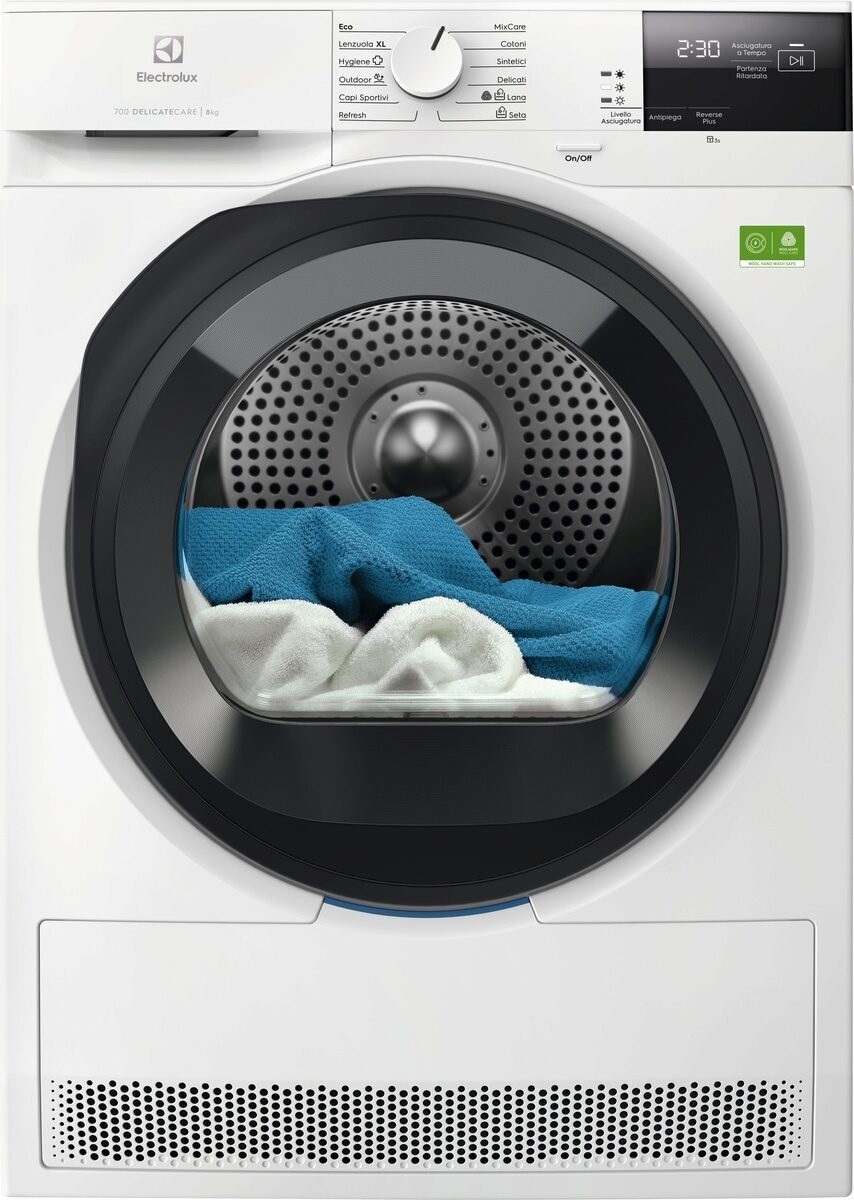 Electrolux EW7H28B Asciugatrice Libera Installazione Caricamento Frontale 8 kg Pompa di Calore