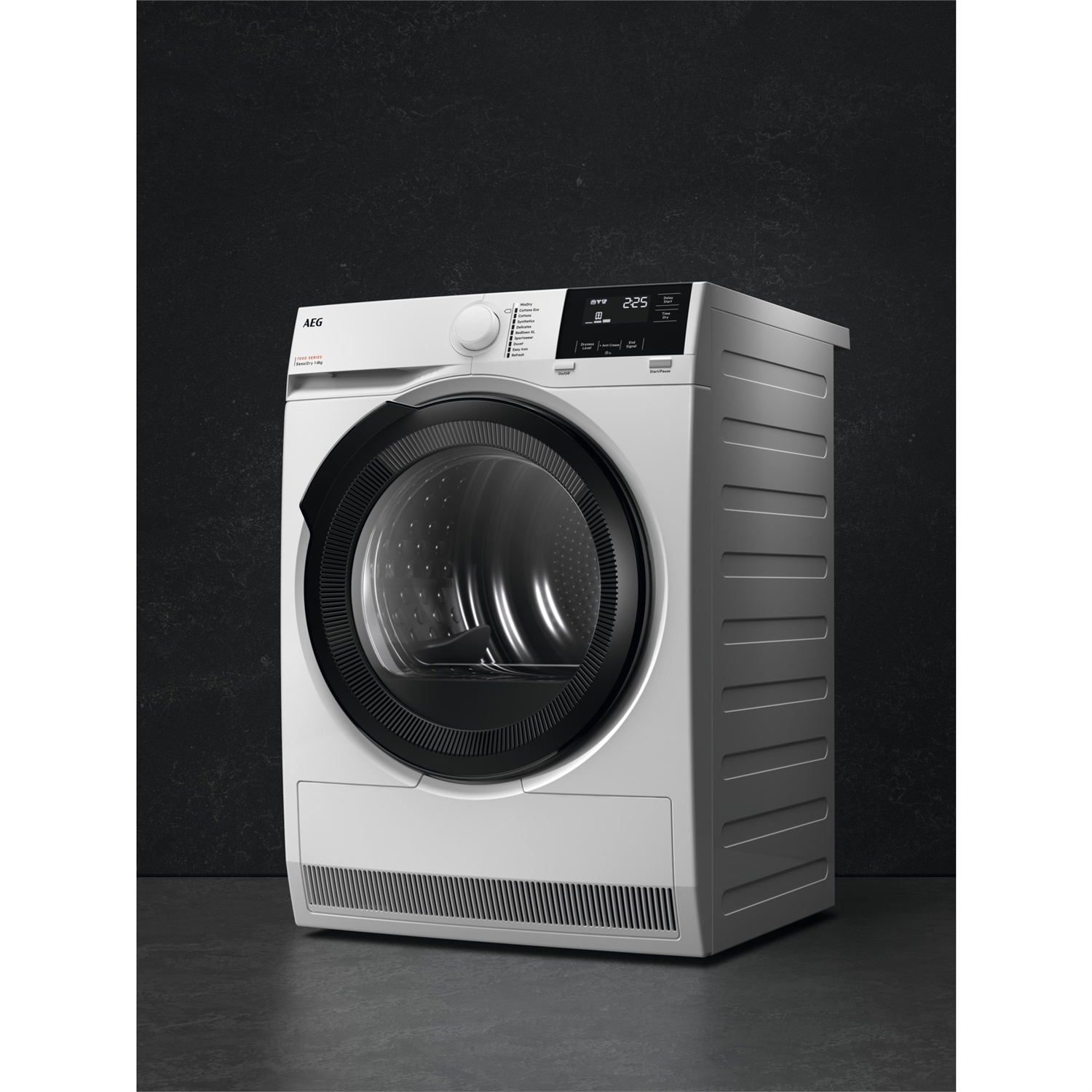 AEG Series 7000 TR7HG8C Asciugatrice Pompa di Calore 8 kg Libera Installazione Bianco Classe C