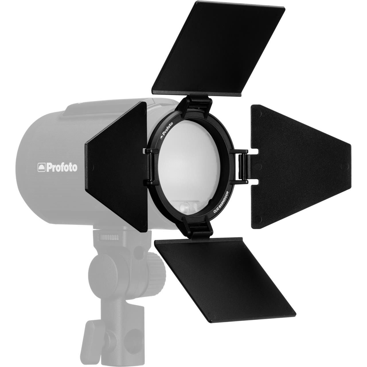 Profoto Clic Barndoor 101306 - Controllo preciso della luce con 4 barndoor regolabili