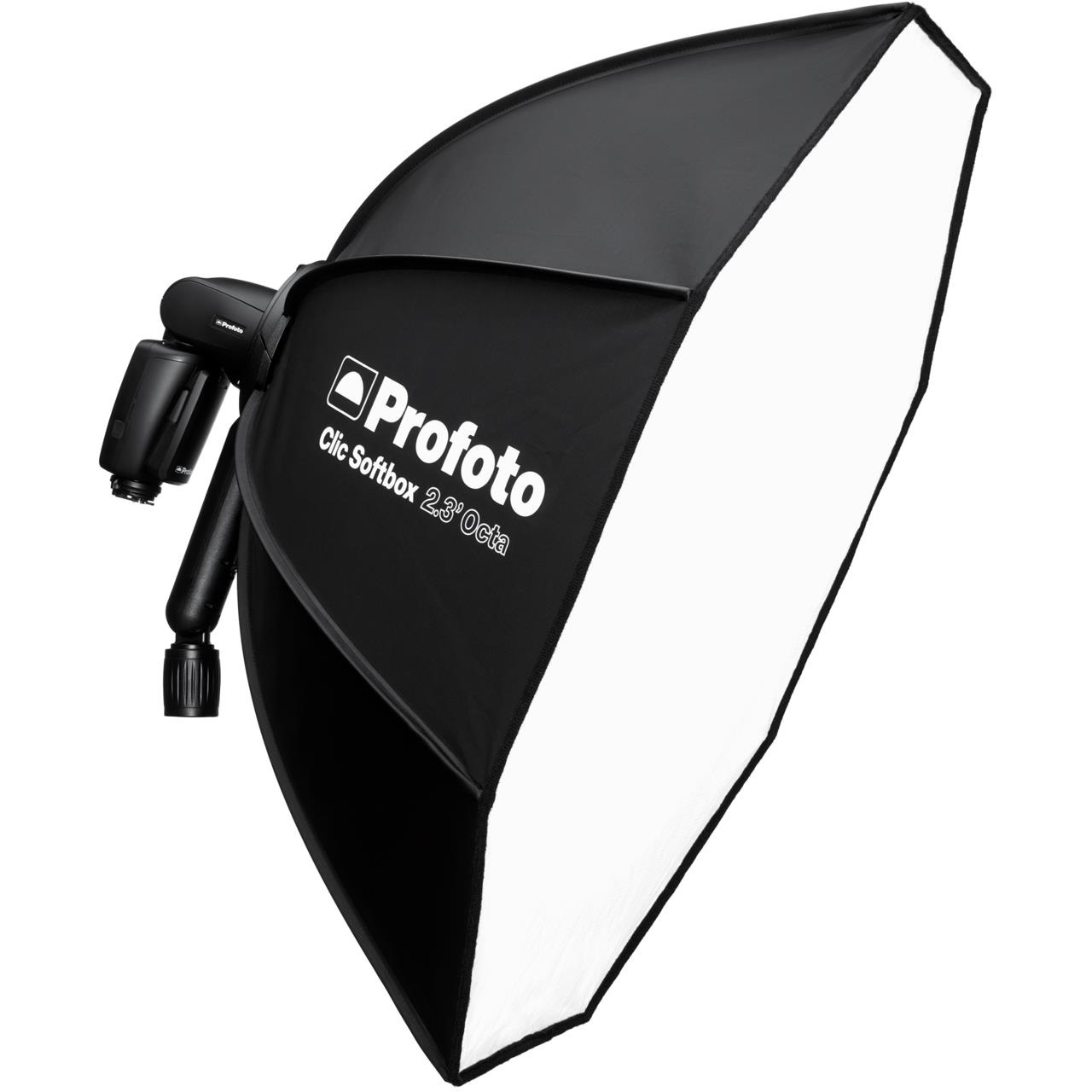 Profoto Clic Softbox 2.3 Octa - Softbox Octagonale da 70 cm per Luce Morbida e Lusinghiera, Compatibile con Strumenti di Modellatura della Luce