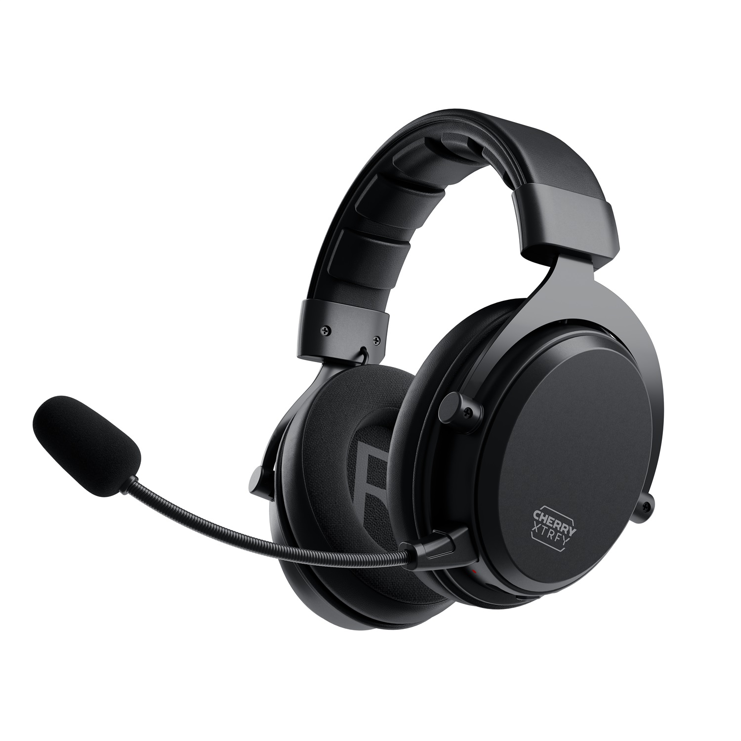 CHERRY XTRFY H3 Wireless - Cuffie da Gaming Senza Fili con Suono Ottimizzato, Microfono Staccabile e Comfort Supremo, Nero