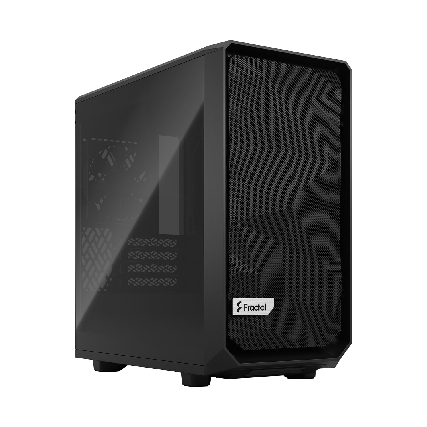 Fractal Design Meshify 2 Mini Nero TG Dark Tint - Case micro ATX con vetro temperato e flusso d'aria ottimizzato