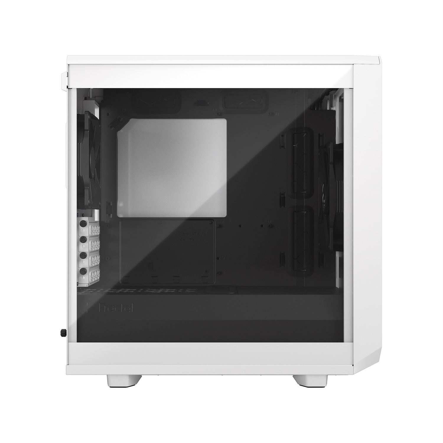 Fractal Design Meshify 2 Mini Bianco - Case Midi Tower con Vetro Temperato e Frontale in Mesh per Flusso d'Aria Ottimale