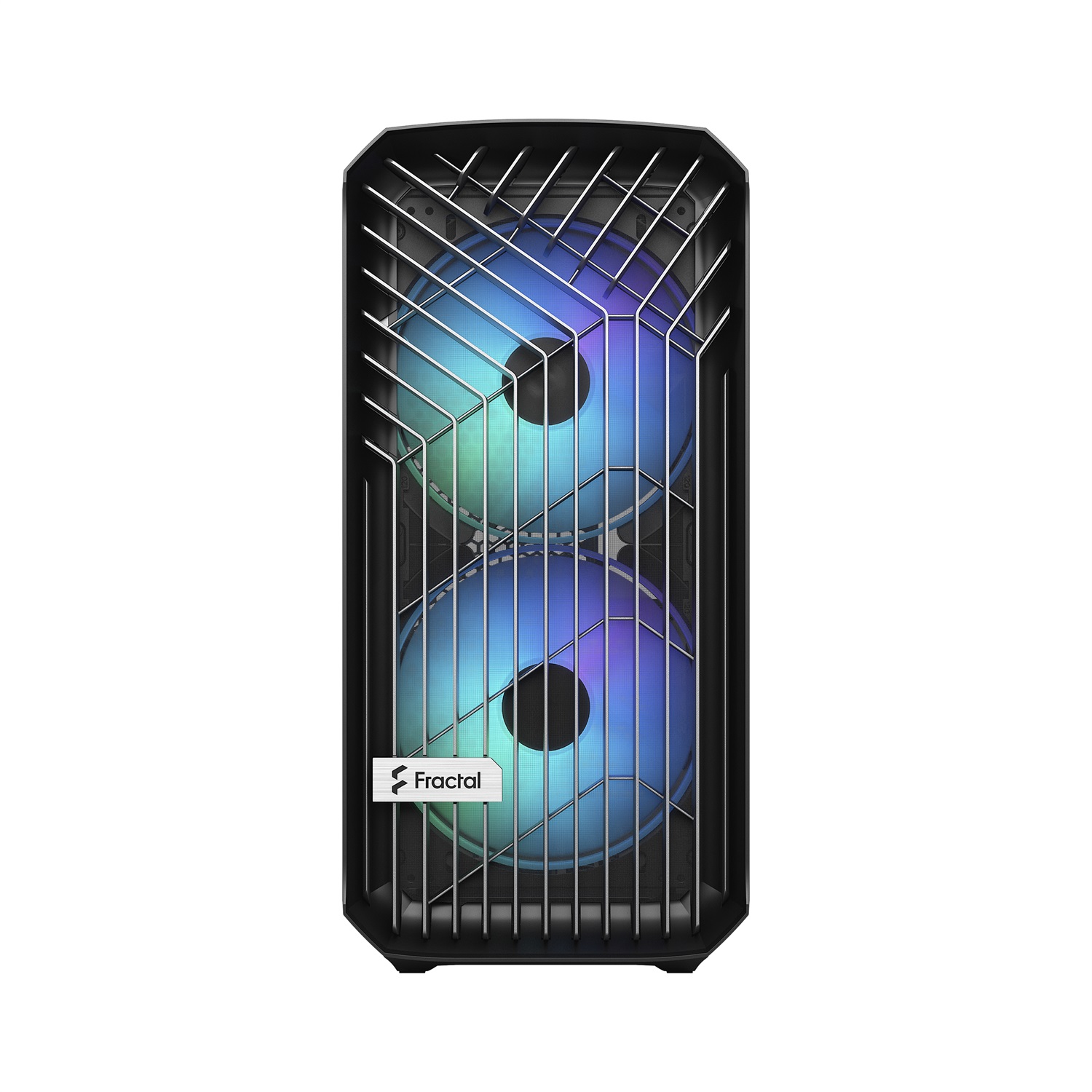 Fractal Design Torrent Compact RGB Black - Case Mid Tower con Vetro Temperato, 2 Ventole 180mm A-RGB, Compatibile con ATX, EATX, micro ATX, Mini-ITX