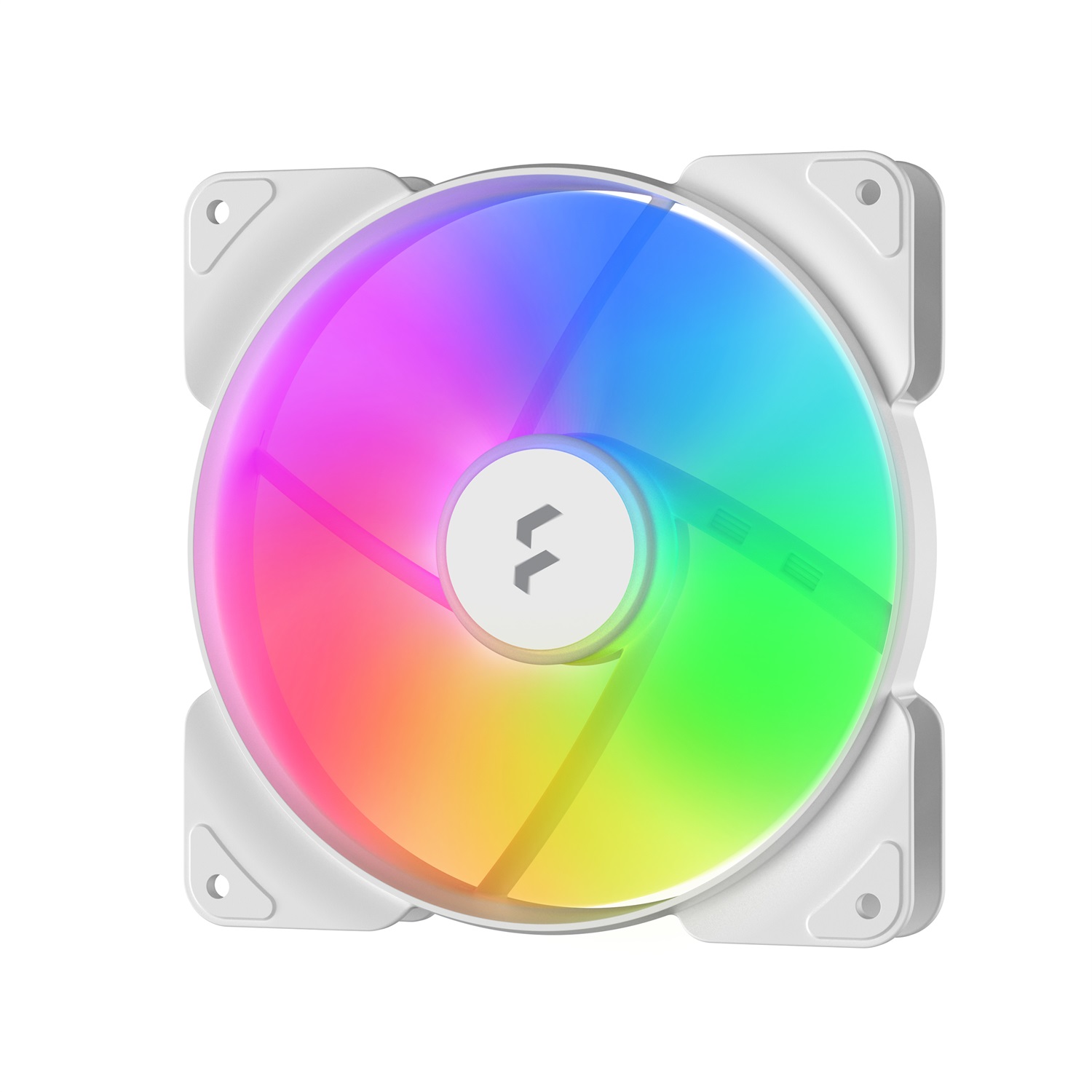 Fractal Design Aspect 14 Ventola RGB PWM 140mm Bianco - 500-1000 RPM, Rifle Bearing