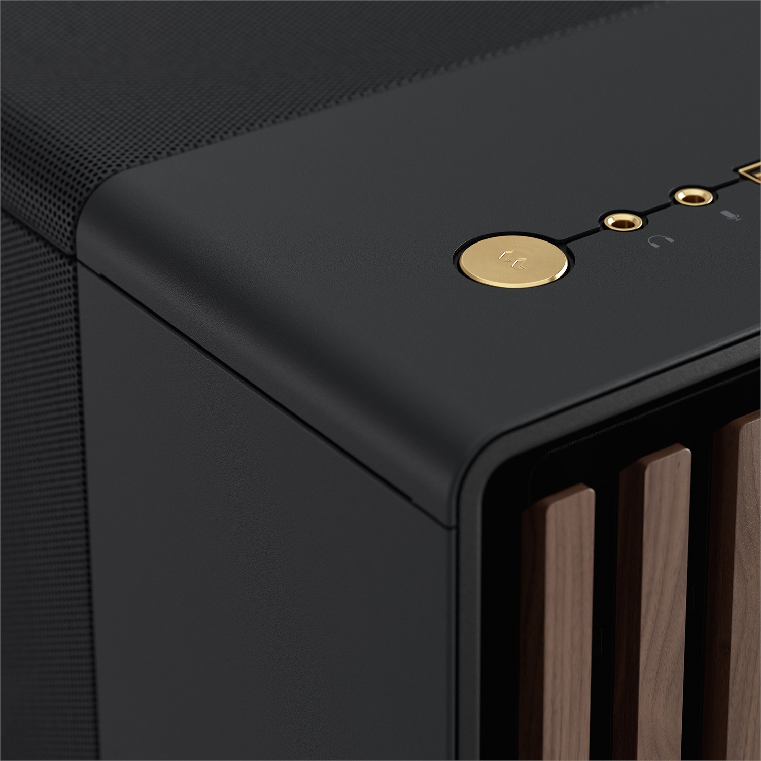 Fractal Design North Nero - Case Mid Tower ATX, micro ATX, Mini-ITX, 2 Ventole 140mm Incluse, Design Elegante in Acciaio
