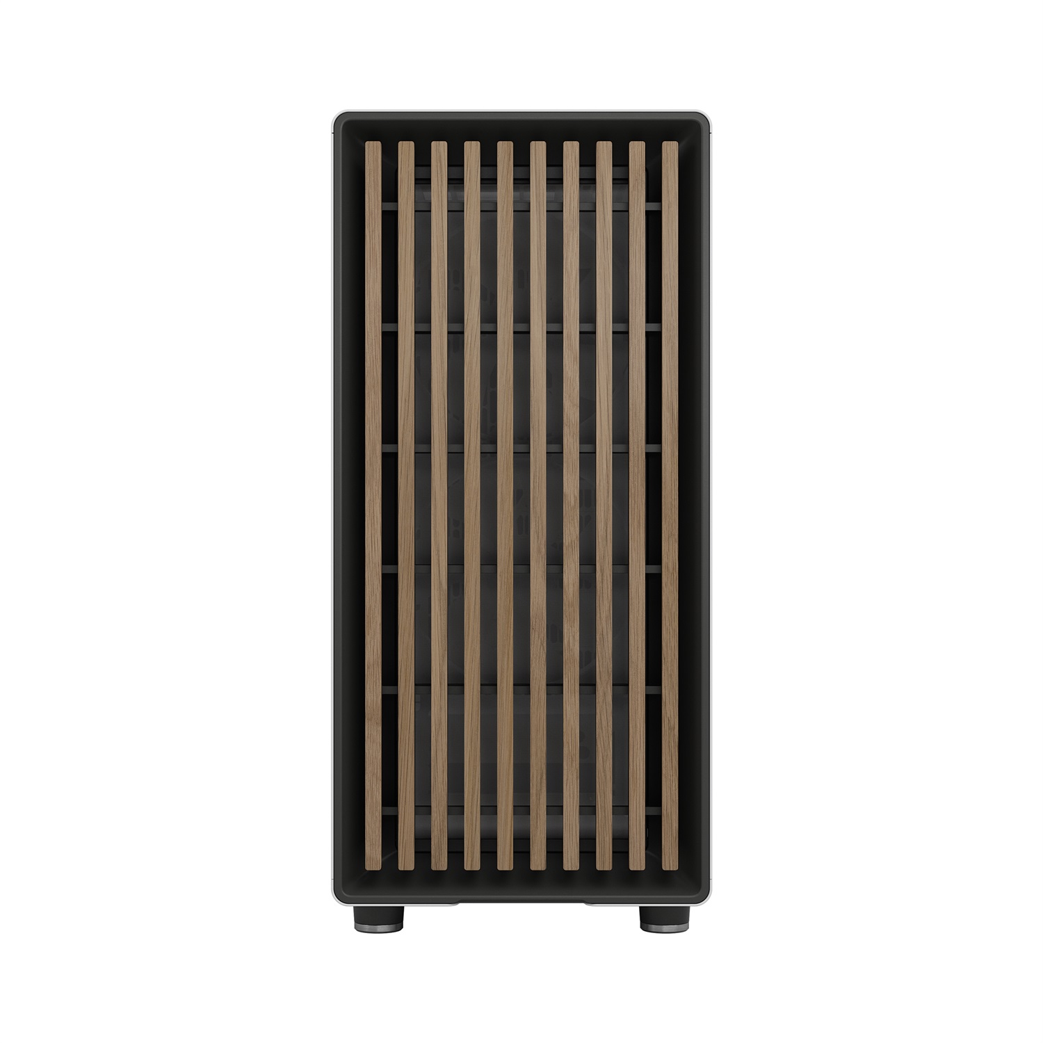 Fractal Design North Bianco - Case Mid Tower ATX/Micro ATX/Mini-ITX con Vetro Temperato e 2 Ventole 140mm Incluse