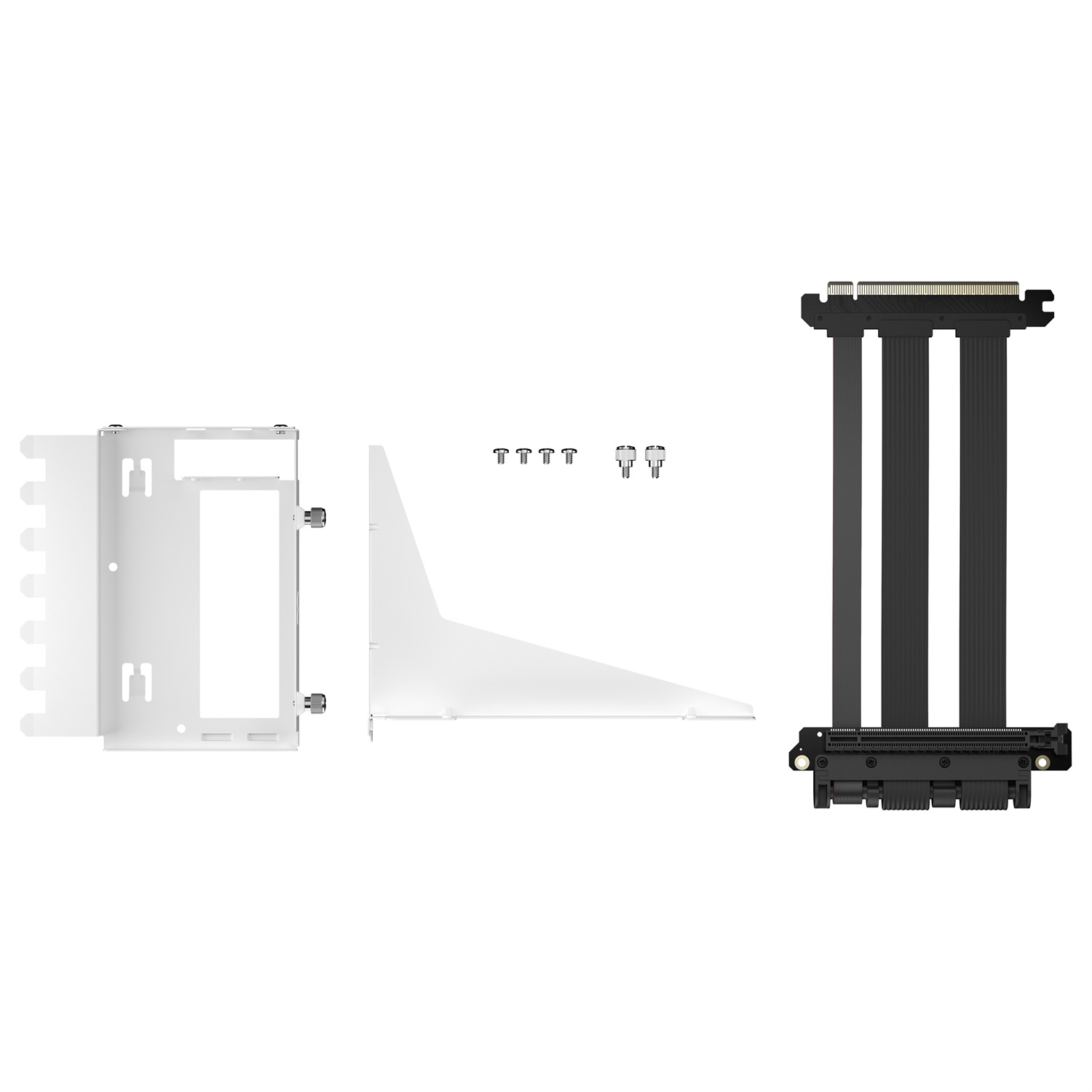 Fractal Design Flex 2 Kit GPU Universale Bianco PCIe 4.0 - Supporto per schede grafiche fino a 195 mm