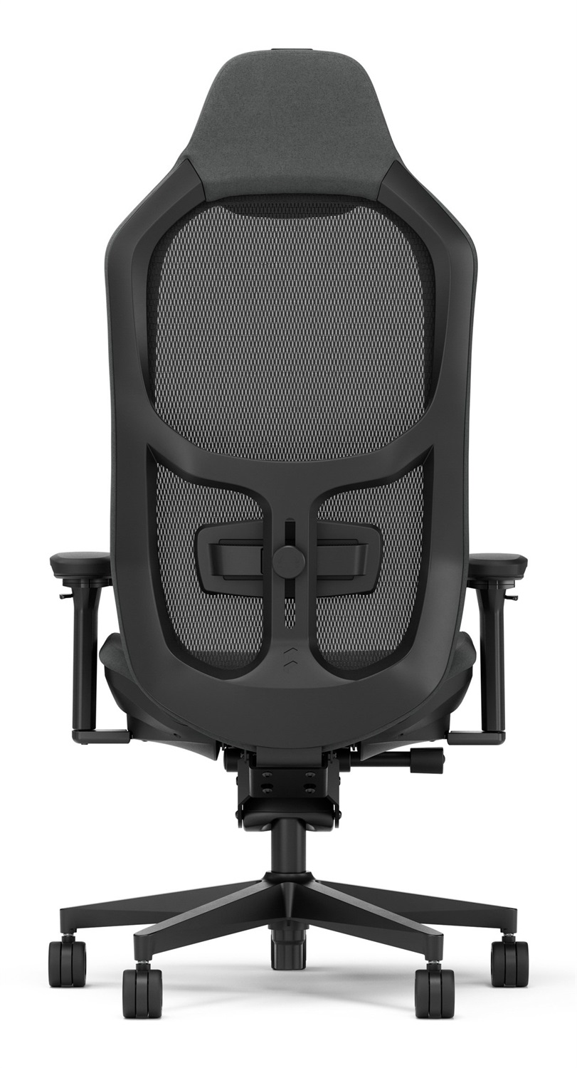 Fractal Design Refine Mesh Dark - Sedia da Gaming Ergonomica con Braccioli 4D, Supporto Lombare e Rete Traspirante, Nero