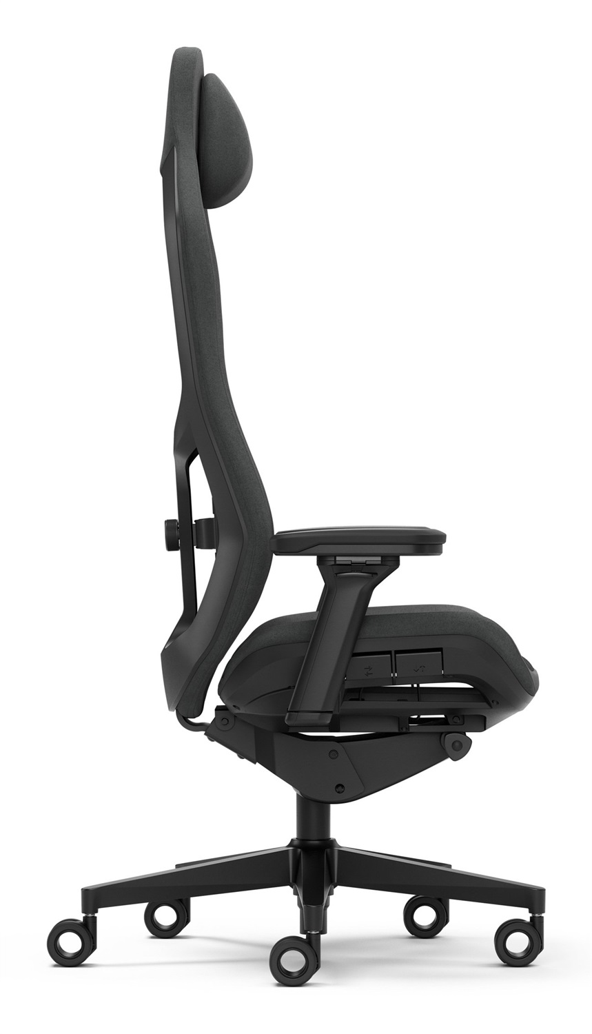 Fractal Design Refine Mesh Dark - Sedia da Gaming Ergonomica con Braccioli 4D, Supporto Lombare e Rete Traspirante, Nero