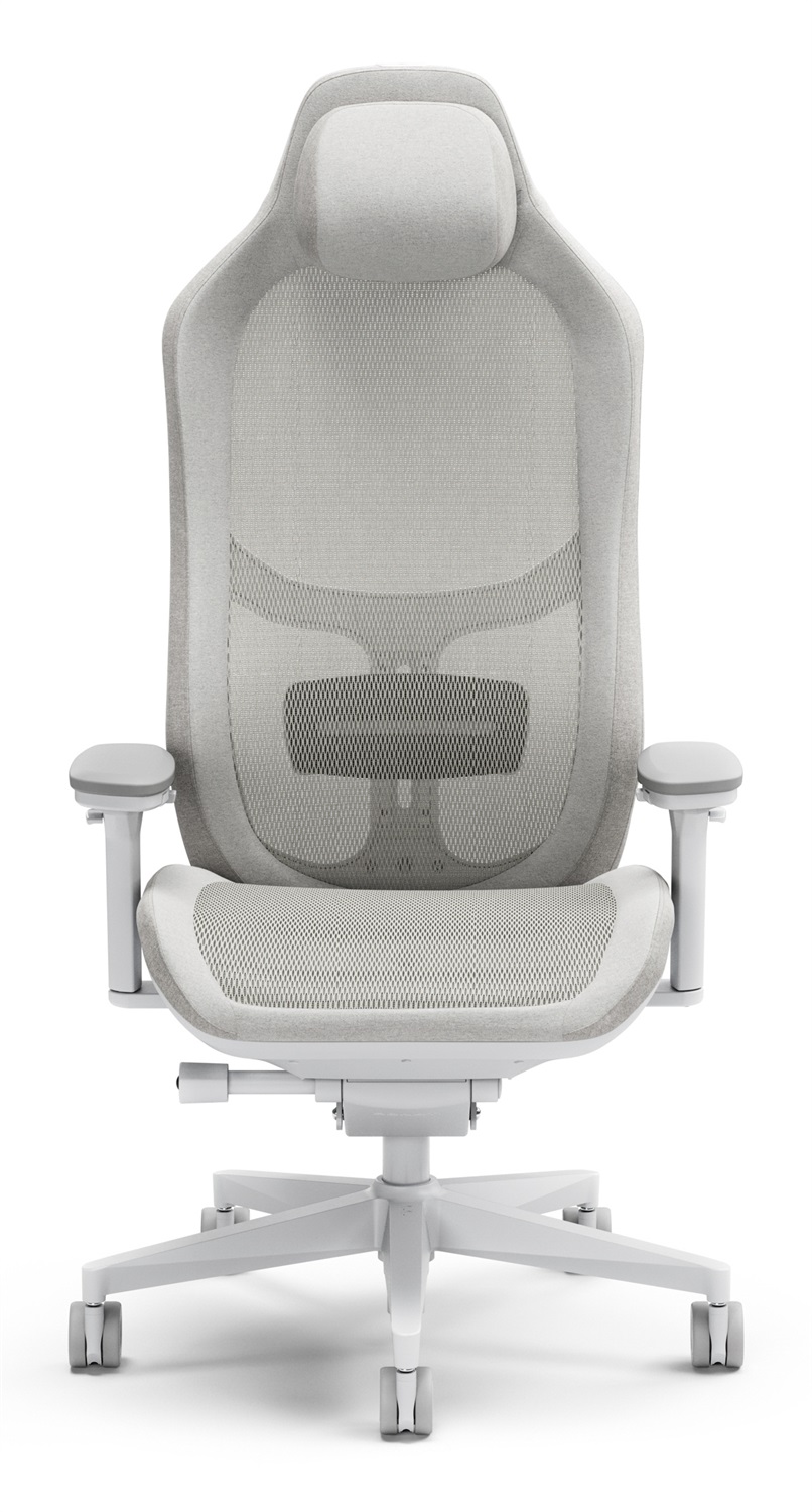 Fractal Design Poltrona Gaming Refine Mesh Light - Ergonomica, Braccioli 4D, Supporto Lombare, Telaio in Fibra di Vetro