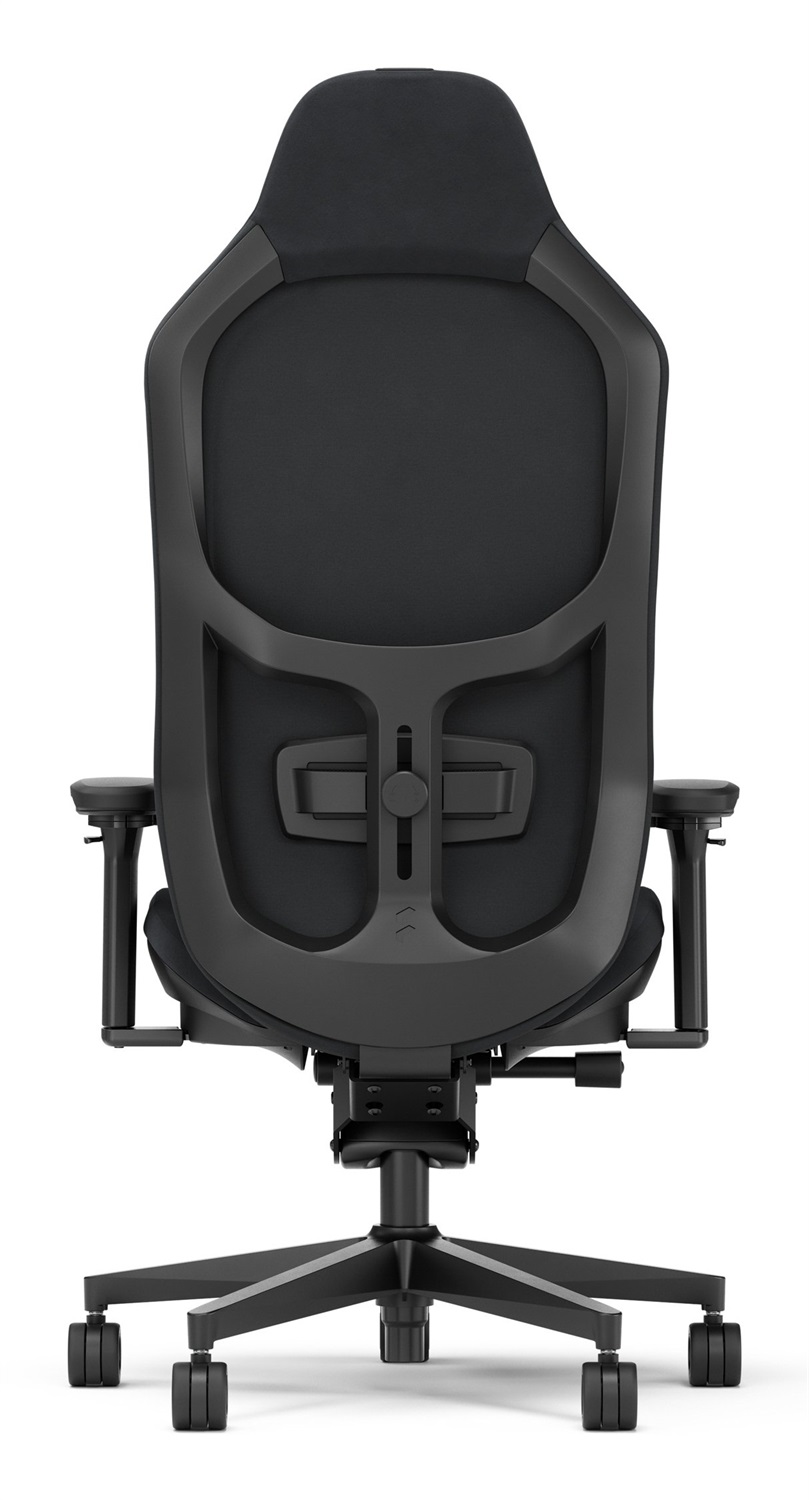 Fractal Design Refine Alcantara Dark - Sedia da Gaming Ergonomica con Braccioli 4D, Supporto Lombare e Imbottitura Premium