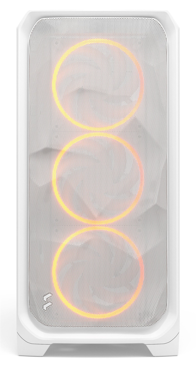 Fractal Design Meshify 3 XL RGB TG - Case Big Tower ATX in Vetro Temperato Bianco