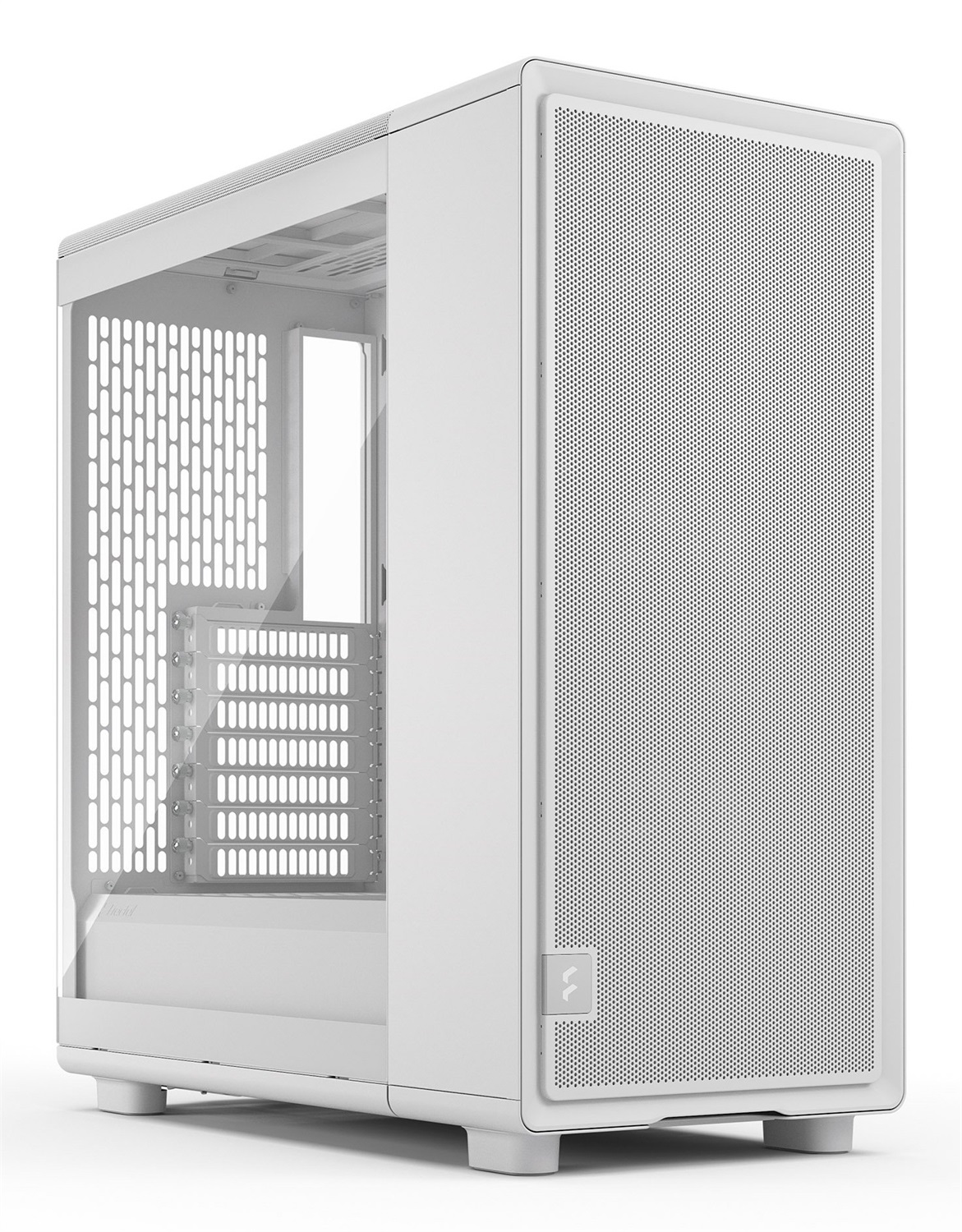 Fractal Design Epoch Midi Tower Bianco - Case ATX con Pannello Frontale in Mesh e Ventole Momentum 12
