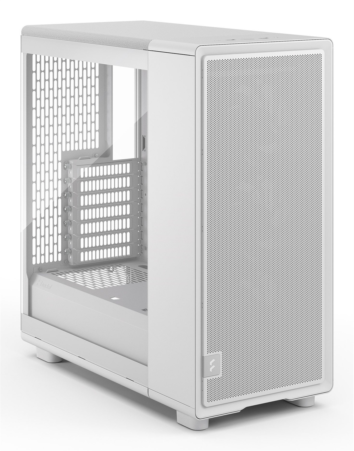 Fractal Design Epoch Midi Tower Bianco - Case ATX con Pannello Frontale in Mesh e Ventole Momentum 12