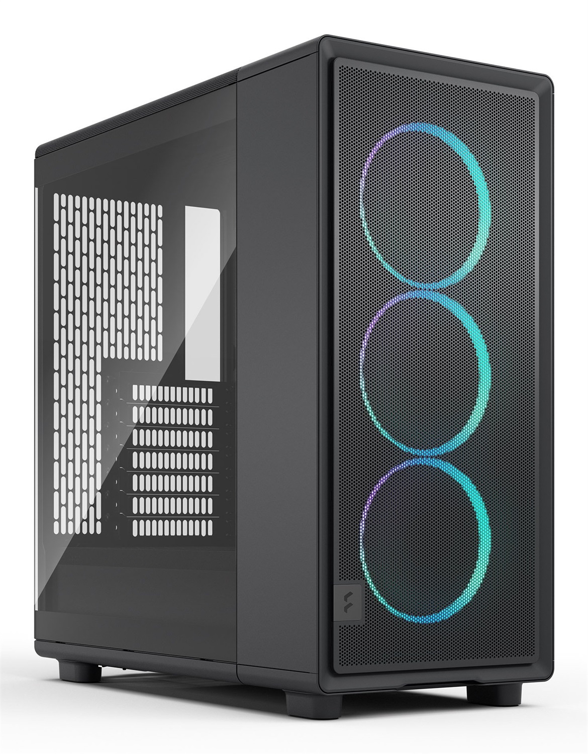 Fractal Design Epoch Midi Tower ATX Nero - Design Contemporaneo, 3 Ventole RGB, Flusso d'Aria Ottimizzato