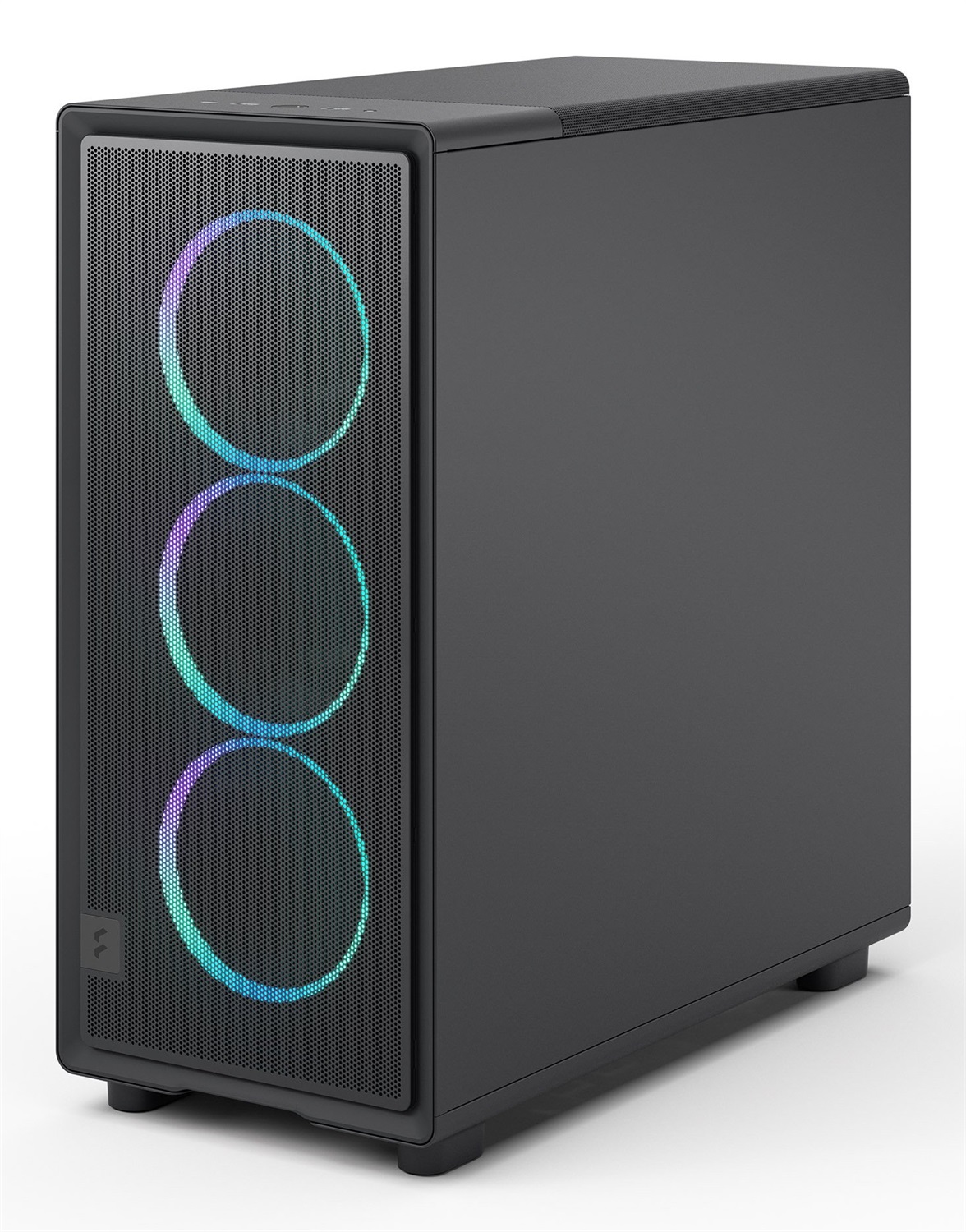 Fractal Design Epoch Midi Tower ATX Nero - Design Contemporaneo, 3 Ventole RGB, Flusso d'Aria Ottimizzato