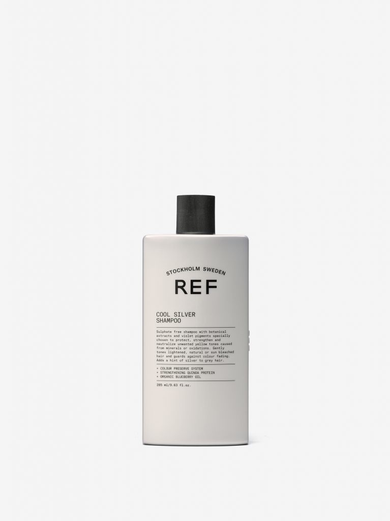 REF Cool Silver Shampoo 285 ml - Shampoo Neutralizzante per Donna con Pigmenti Viola per Capelli Biondi e Grigi