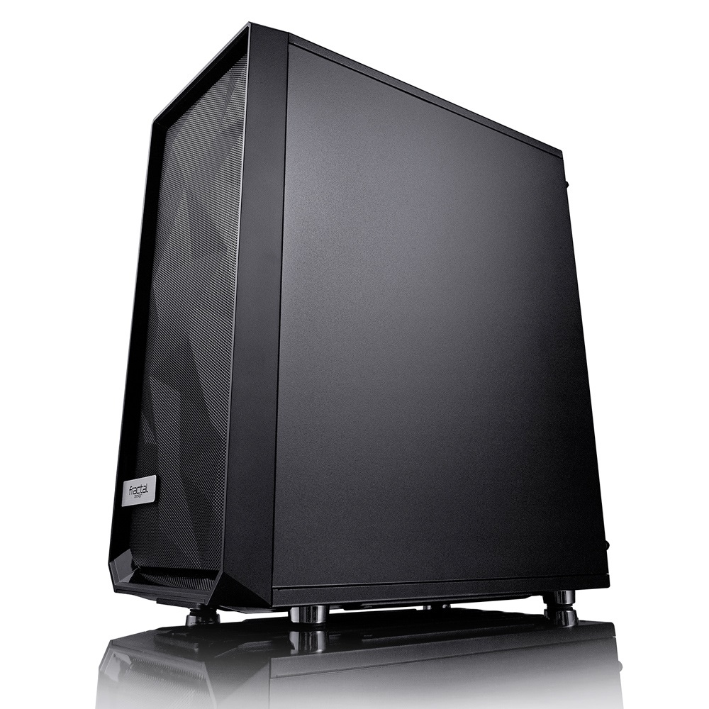 Fractal Design Meshify C Midi Tower Nero con Vetro Temperato - High Performance Airflow, 2x Ventole, USB 3.0