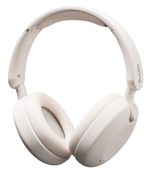 SUDIO K2 Cuffie Over-Ear Wireless ANC Bianche con Microfono, Ricarica USB-C e Fino a 60 Ore di Riproduzione