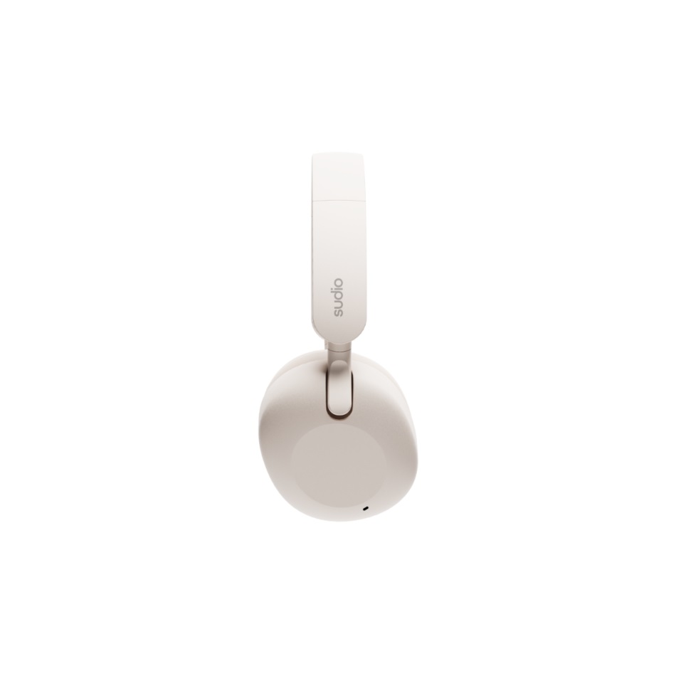 SUDIO K2 Cuffie Over-Ear Wireless ANC Bianche con Microfono, Ricarica USB-C e Fino a 60 Ore di Riproduzione