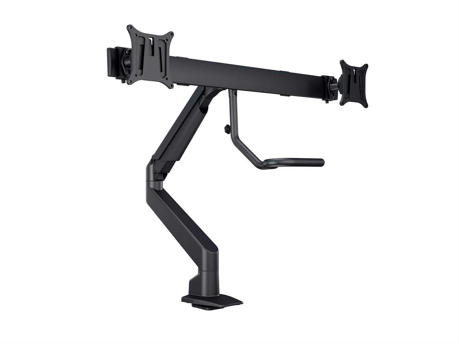 Multibrackets 6355 Supporto da Tavolo per TV a Schermo Piatto 71,1 cm (28 pollici) con Gas Lift Arm - Nero