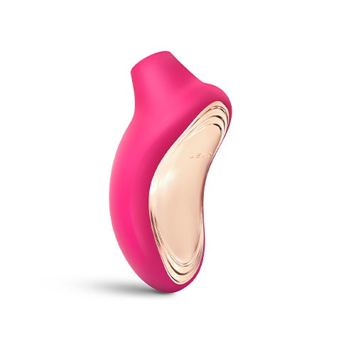 LELO SONA 2 Cerise - Vibratore Clitorideo Impermeabile con Stimolazione ad Onde Soniche, Ambidestro