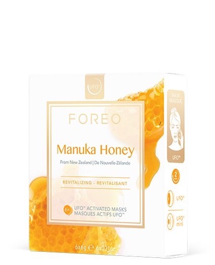 FOREO Manuka Honey Maschera Viso Nutriente e Anti-età - Confezione da 3 o 6 Maschere da 6 g, per Pelle Stanca e Spenta, Naturale e Cruelty Free