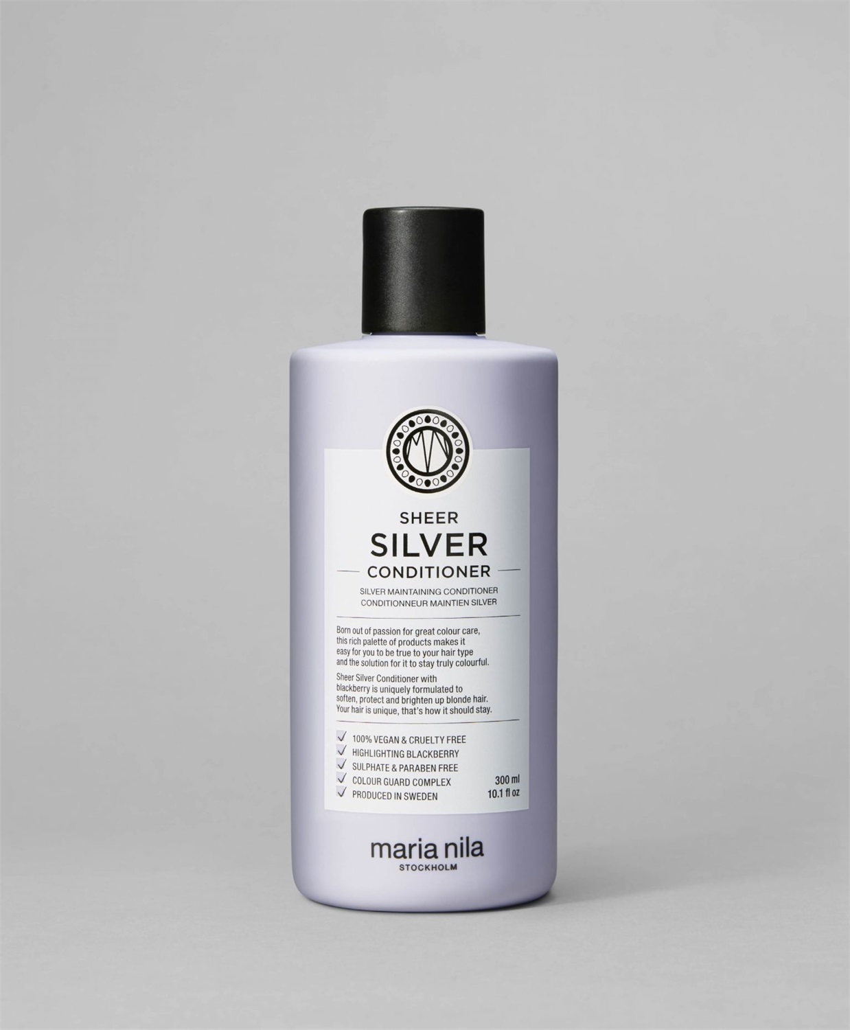 Maria Nila Sheer Silver Conditioner 300 ml - Balsamo Districante per Capelli Colorati e Biondi