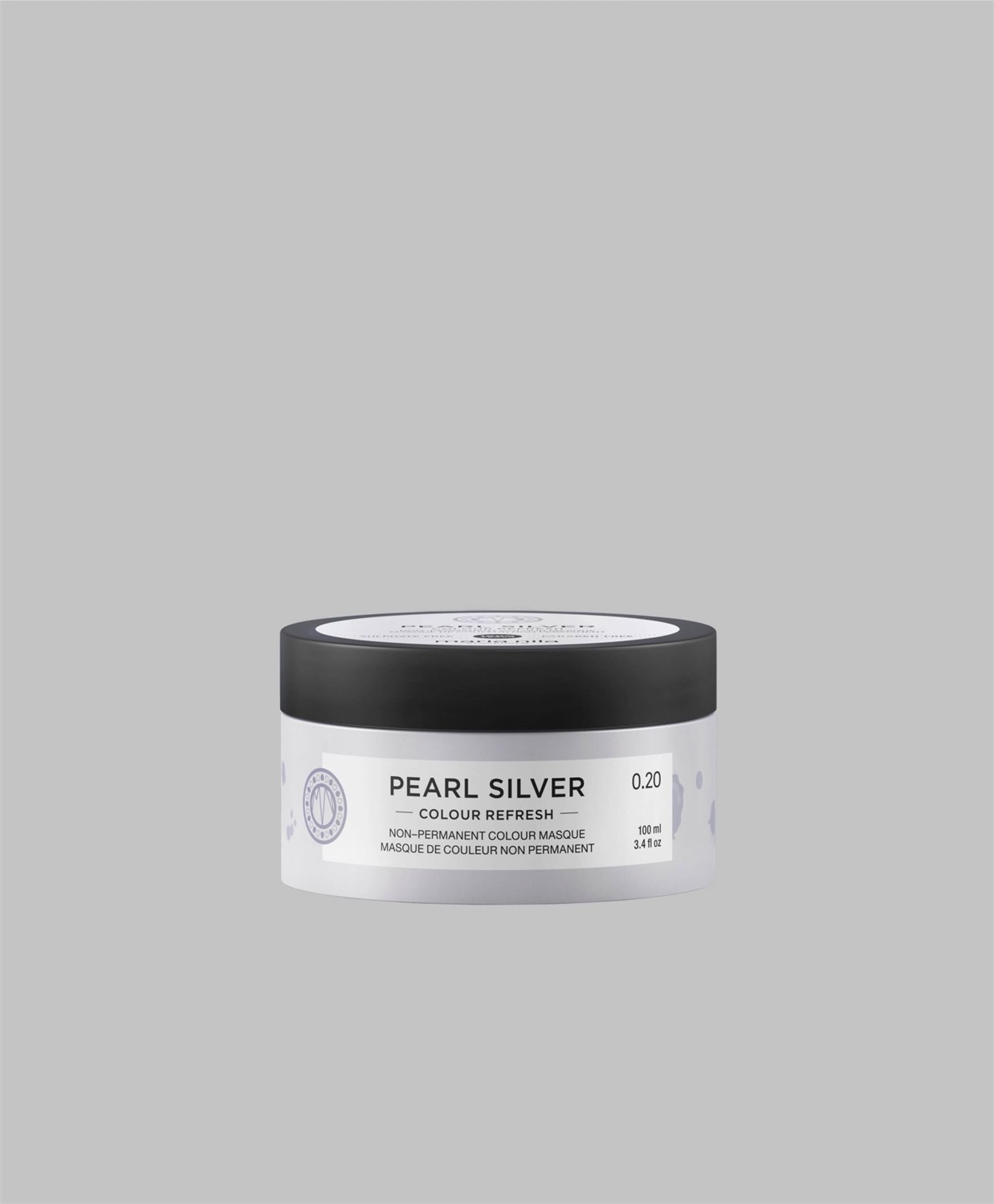 Maria Nila Colour Refresh Pearl Silver Maschera per Capelli 100 ml - Trattamento Nutriente con Pigmenti Argento Perlato e Viola, 100% Vegano, Senza Solfati e Parabeni