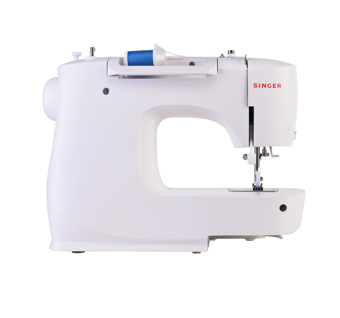 SINGER M3205 Macchina da cucire semiautomatica Elettrica Bianco - 23 punti, Braccio libero, Infila ago automatico