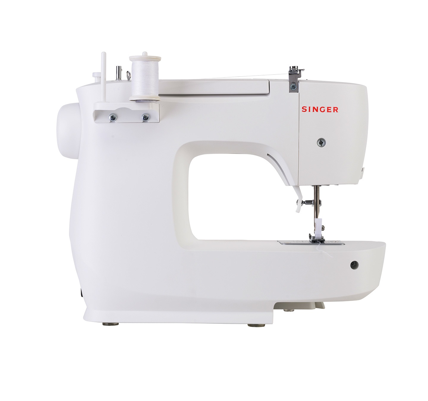 SINGER M1505 Macchina da Cucire Elettrica Bianca e Colorata, 13 Funzioni, Asola a 4 Tempi, Facile Selezione Punti