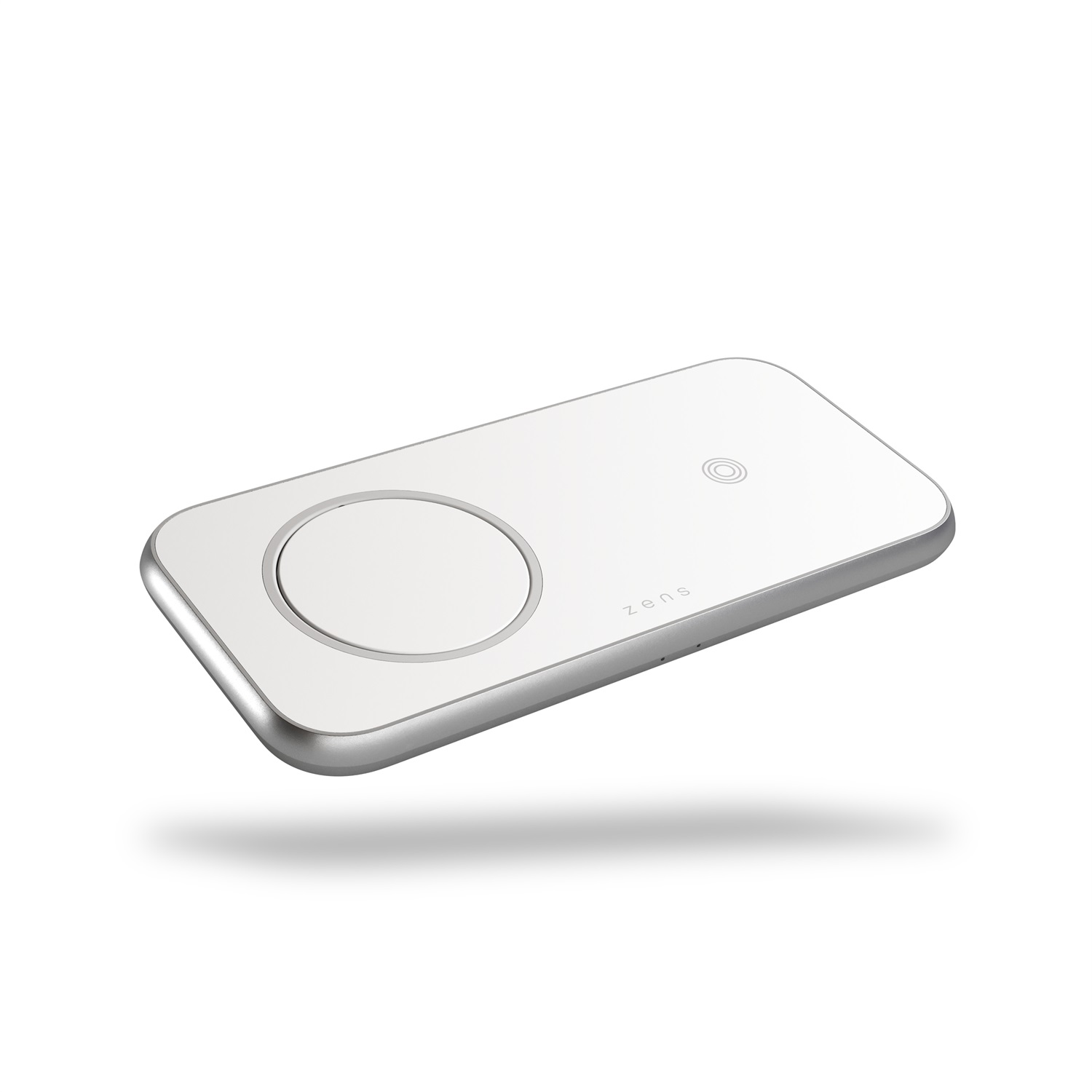 Zens 3 In 1 MagSafe Wireless Charger ZEDC16W/00 - Caricabatterie Wireless Bianco con Porta USB-A