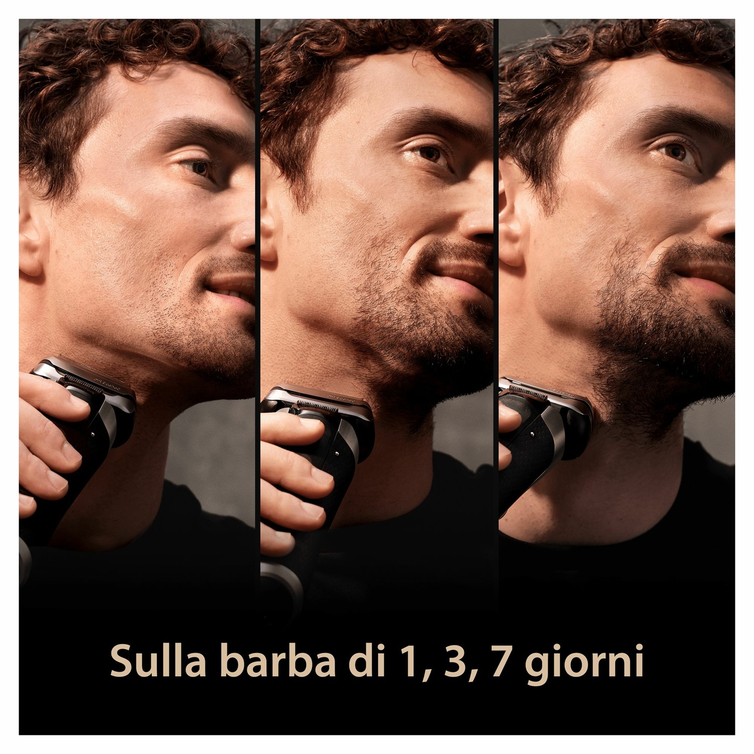 Braun Series 9 PRO 9525s Rasoio Elettrico Wet & Dry con Rifinitore di Precisione, PowerCase, Batteria Ioni di Litio, 100% Impermeabile, Colore Metallico