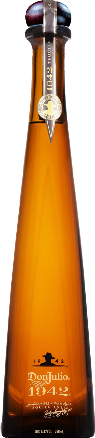 Don Julio 1942 Tequila Anejo, 700 ml - Distillato di Agave Blu al 100% in Elegante Astuccio