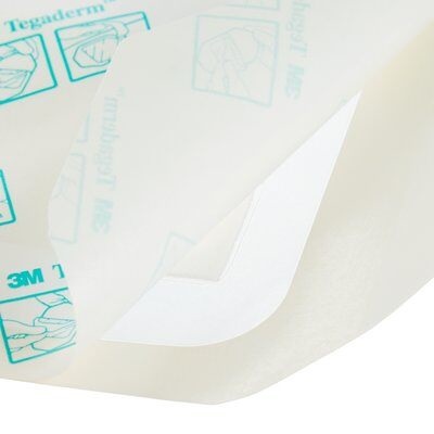 3M Tegaderm Pad Cerotto Impermeabile 9x10 cm - 5 Pezzi - Medicazione Sterile con Tampone Assorbente